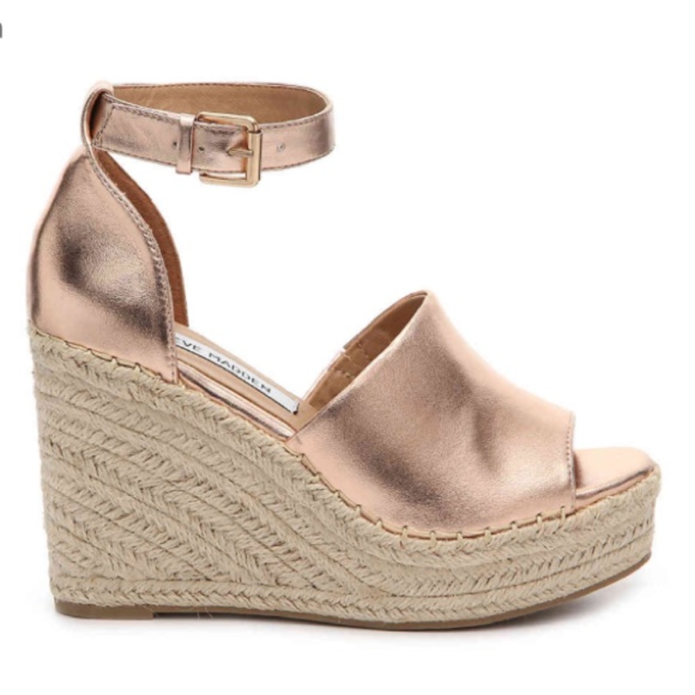 Steve Madden espadrille wedges.